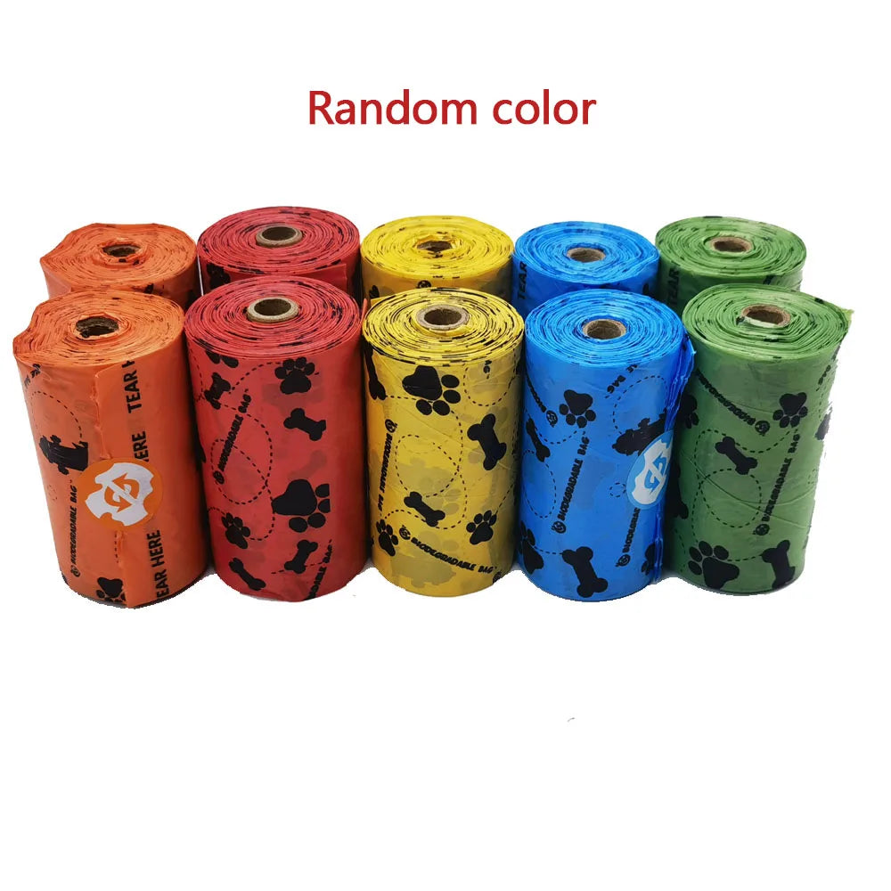 Biodegradable Dog and Cat Poop Bags with Dispenser