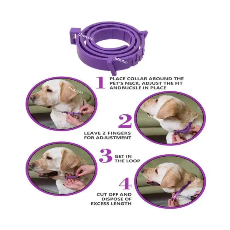 Calming Pet Collar for Cats and Dogs – Adjustable
