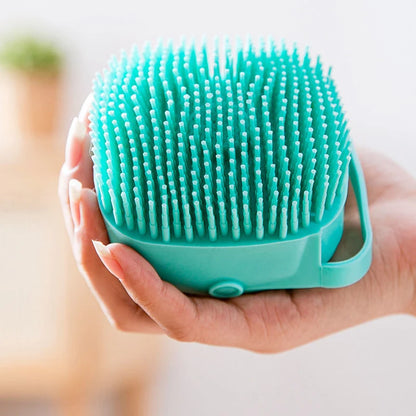 Soft Silicone Pet Bathing Brush for Dog and Cat Grooming