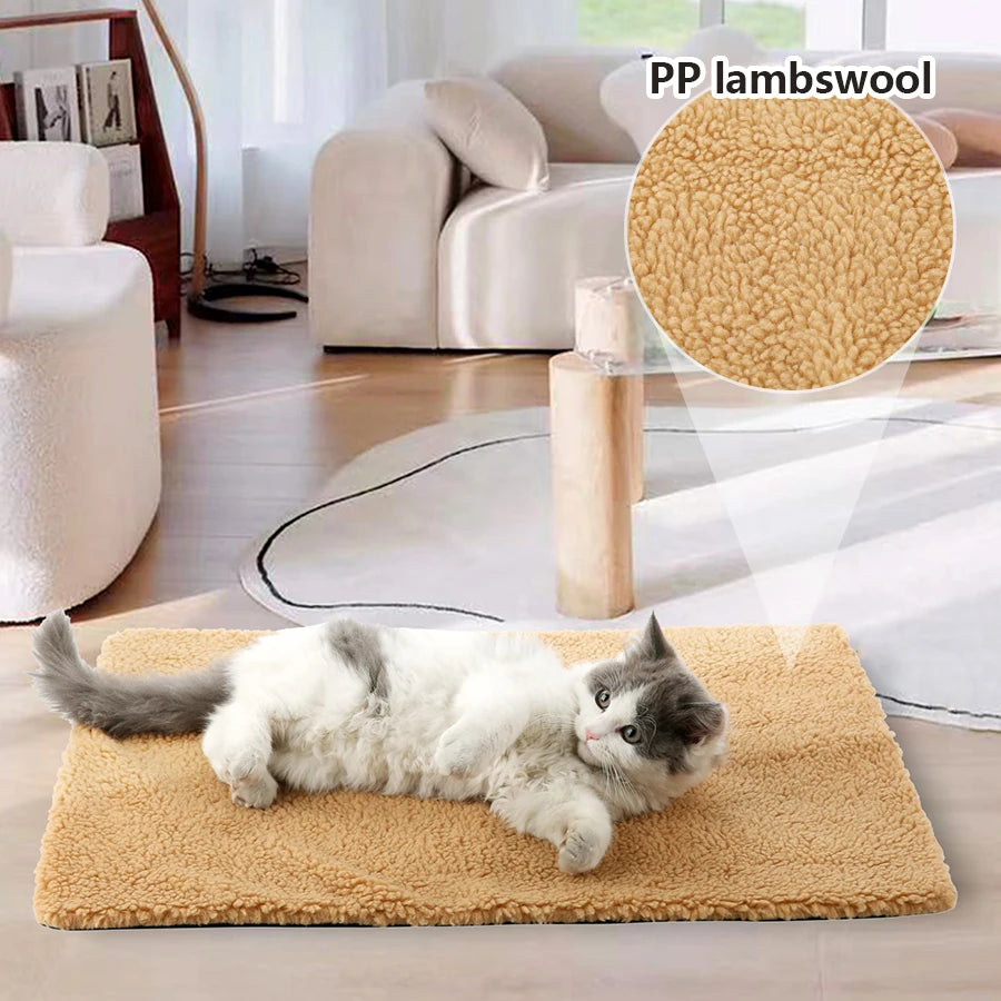 Self Heating Pet Mat Soft Dog and Cat Bed