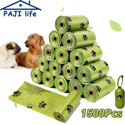 Biodegradable Dog Poop Bags Leak-Proof Pet Waste Bags