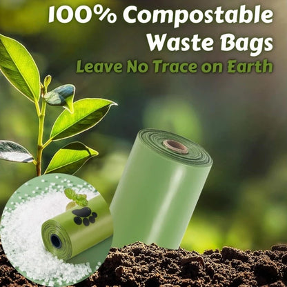 Biodegradable Dog Poop Bags Leak-Proof Pet Waste Bags
