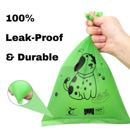 Biodegradable Dog Poop Bags with Dispenser Compostable Pet Waste Bags