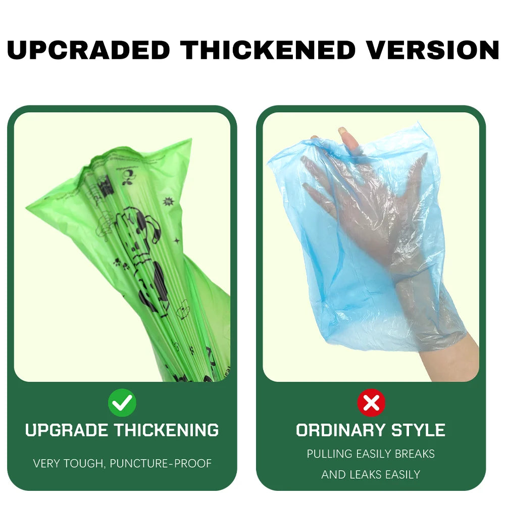 Biodegradable Dog Poop Bags with Dispenser Compostable Pet Waste Bags