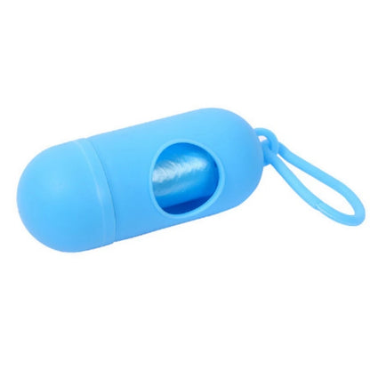 Portable Dog Poop Bag Holder Capsule Shape Dispenser