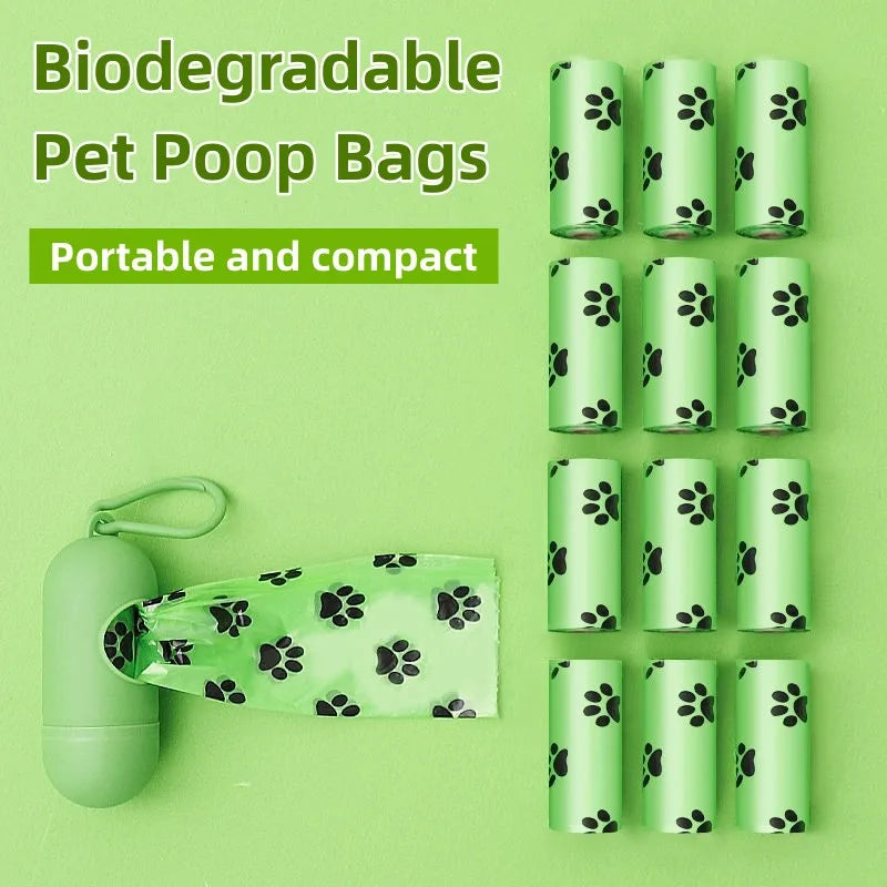 Biodegradable Dog Poop Bags Leak-Proof Pet Waste Bags