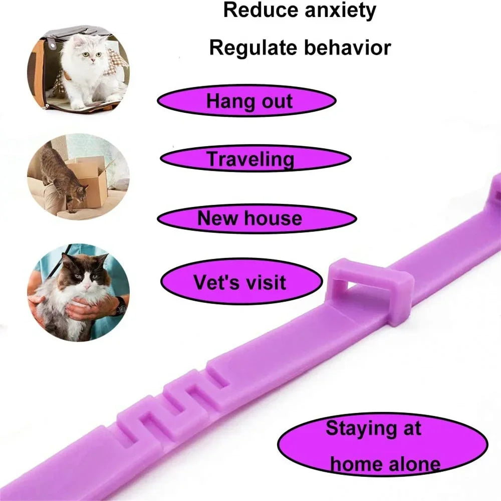 Calming Pet Collar for Cats and Dogs – Adjustable