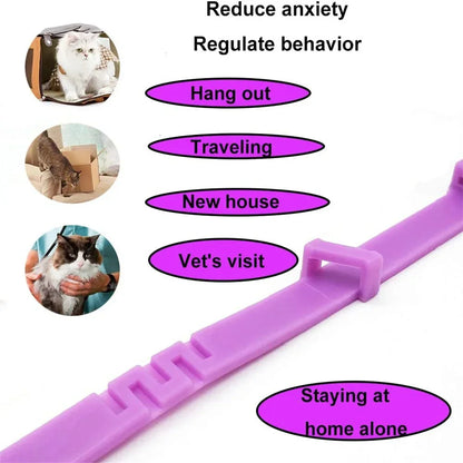 Calming Pet Collar for Cats and Dogs – Adjustable