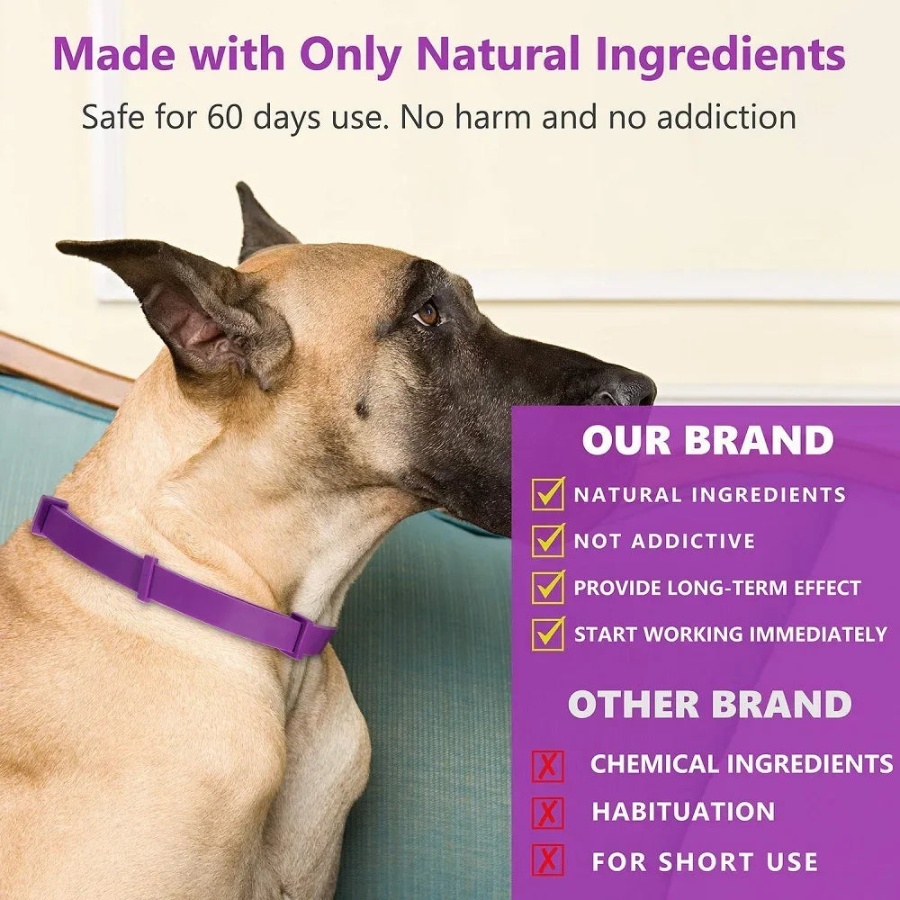 Calming Pet Collar for Cats and Dogs – Adjustable