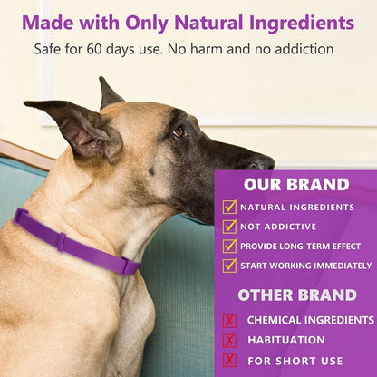 Calming Pet Collar for Cats and Dogs – Adjustable