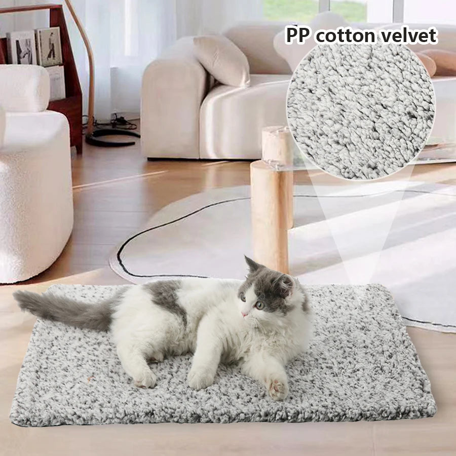 Self Heating Pet Mat Soft Dog and Cat Bed