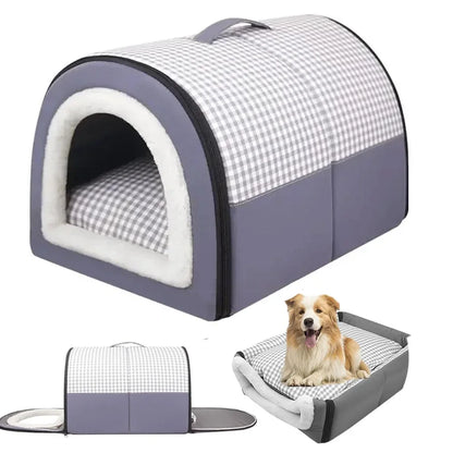 Soft Cozy Pet Dog House Bed for Small Dogs
