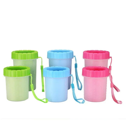 Portable Dog Paw Cleaner Cup Automatic Pet Foot Washer