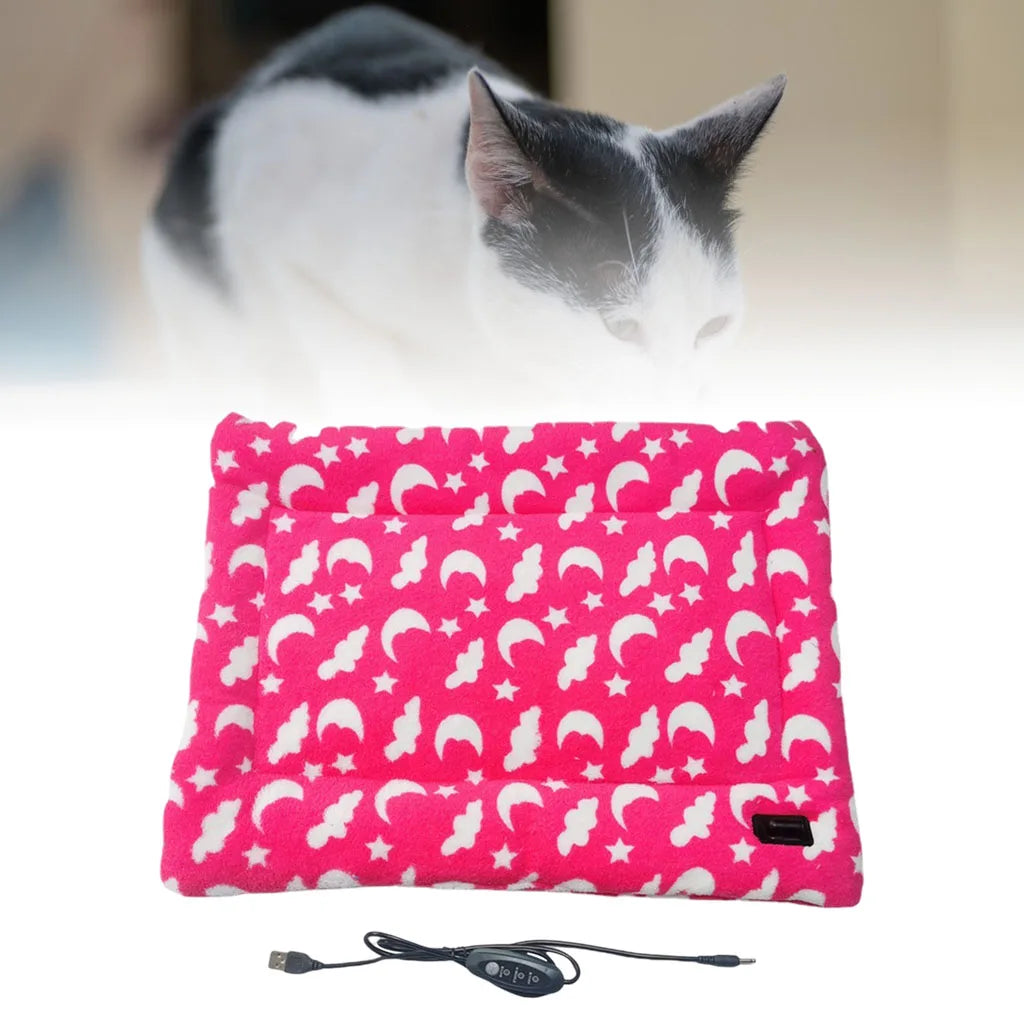 Waterproof Pet Heating Pad Adjustable Temperature Heated Mat
