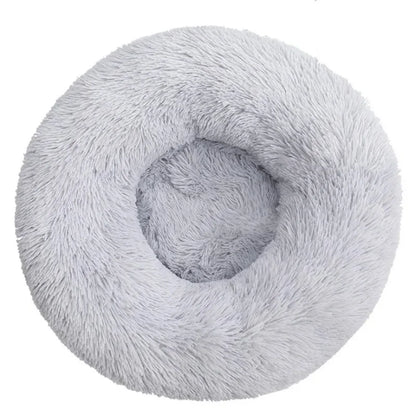 Round Plush Pet Bed for Large and Medium Dogs