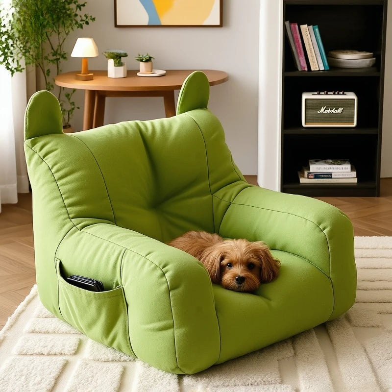 Cartoon Cat Sofa Bed Detachable Washable Indoor Pet Bed