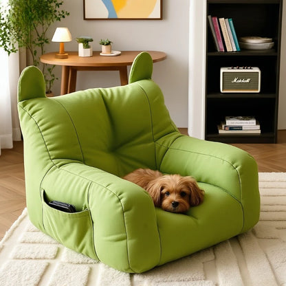Cartoon Cat Sofa Bed Detachable Washable Indoor Pet Bed