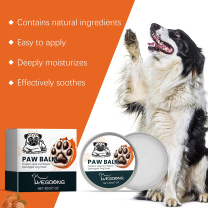 Paw Balm for Dogs Repair Dry Cracked Paws 30g