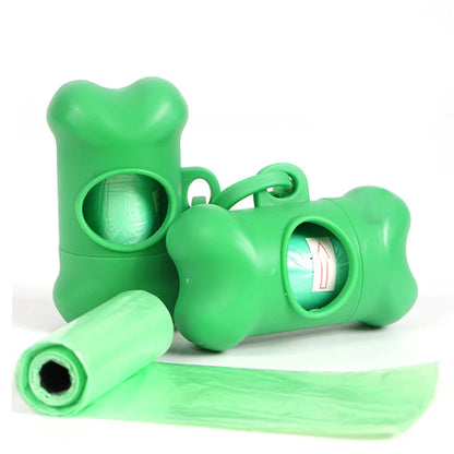 Pet Waste Bag Dispenser with 10 Dog Poop Rolls