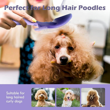 Dog Grooming Brush for Detangling Dematting and Shedding Control