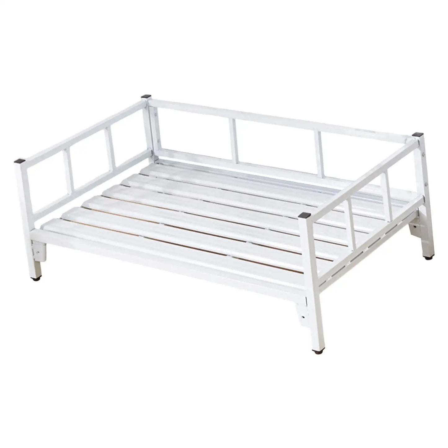 Adjustable Dog Bed with Rails and Non-Slip Feet