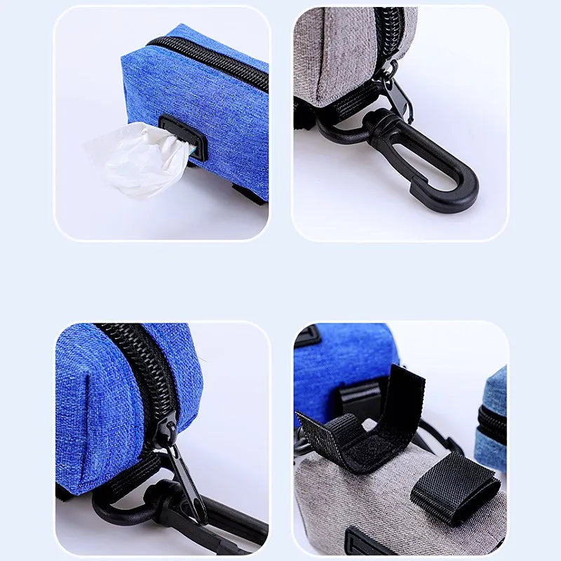 Dog Poop Bag Dispenser Portable Holder for Walking
