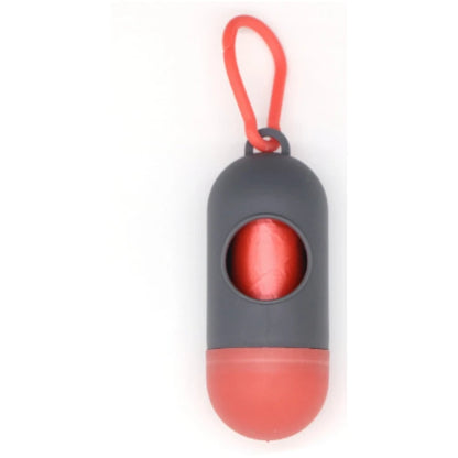 Portable Dog Poop Bag Holder Capsule Shape Dispenser