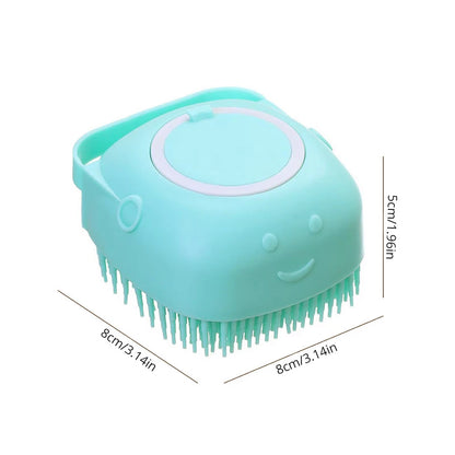 Soft Silicone Pet Bathing Brush for Dog and Cat Grooming