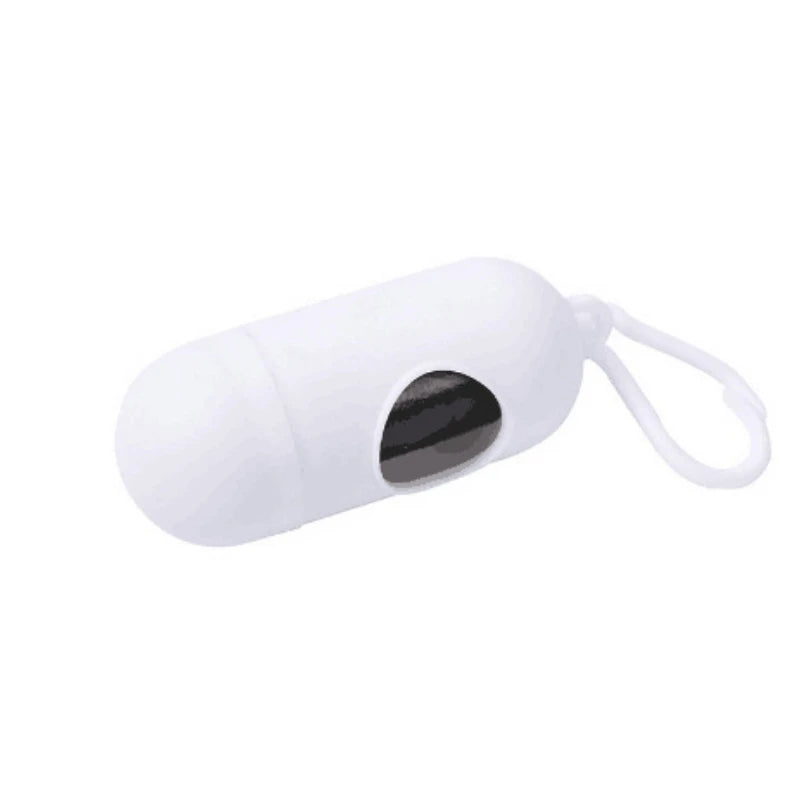 Portable Dog Poop Bag Holder Capsule Shape Dispenser