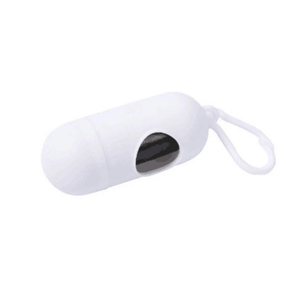 Portable Dog Poop Bag Holder Capsule Shape Dispenser