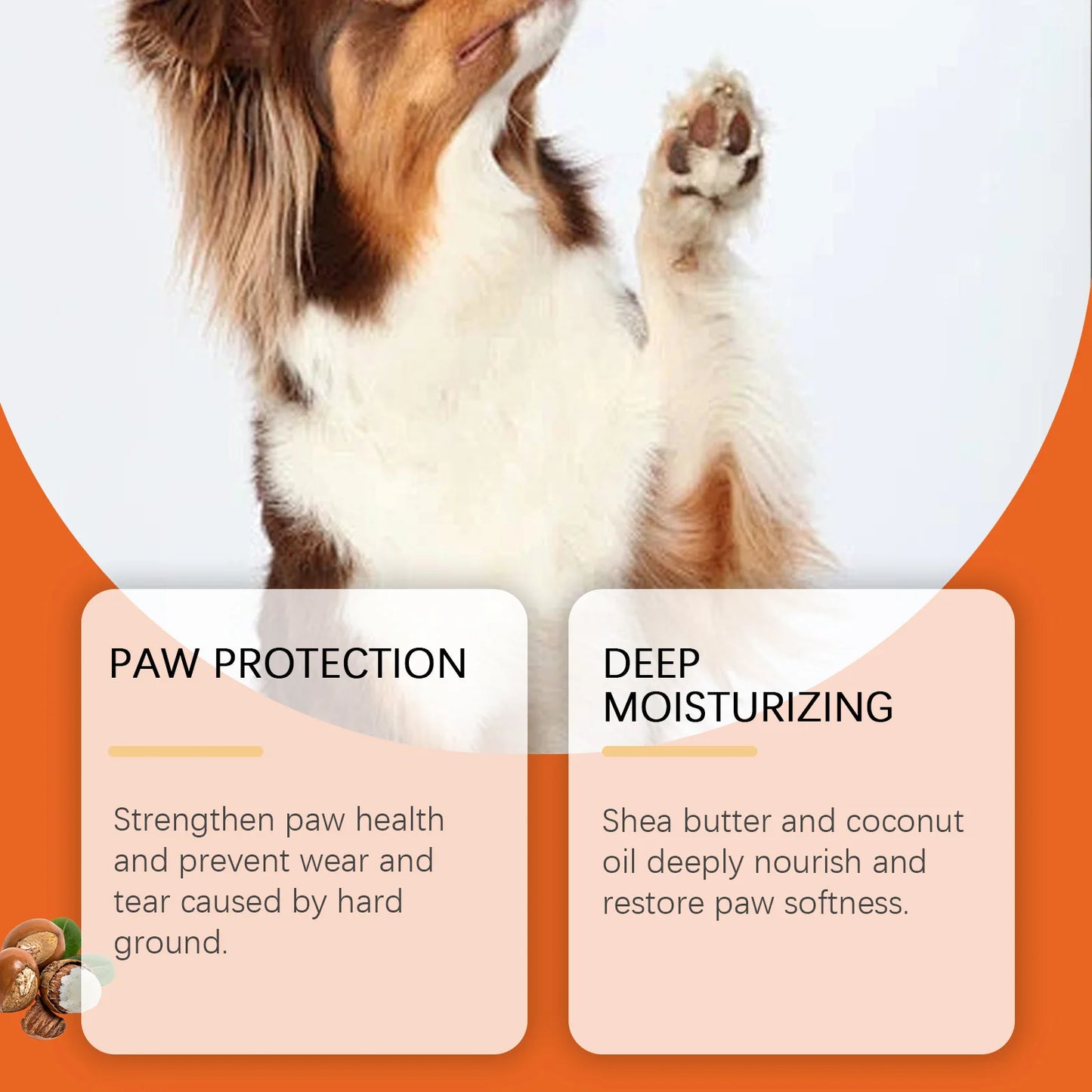 Paw Balm for Dogs Repair Dry Cracked Paws 30g