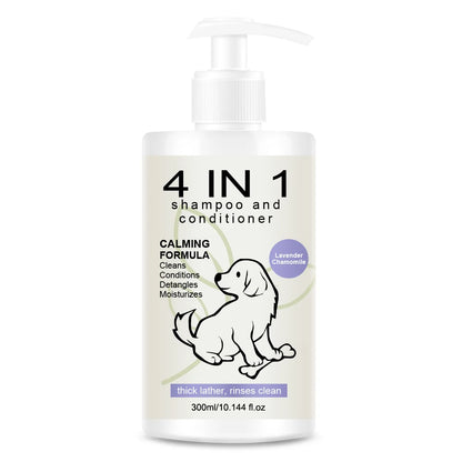 4-in-1 Pet Shampoo and Conditioner for Dogs and Cats