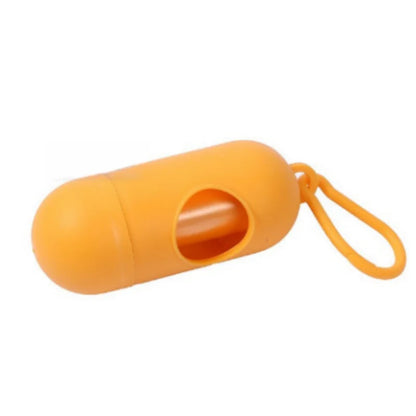 Portable Dog Poop Bag Holder Capsule Shape Dispenser