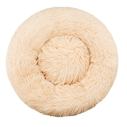 Round Plush Pet Bed for Large and Medium Dogs
