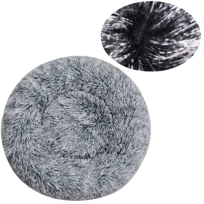 Round Plush Pet Bed for Large and Medium Dogs