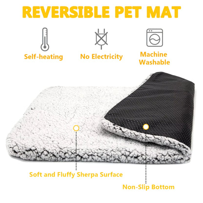 Self Heating Pet Pad Thermal Reflective Dog Cat Mat
