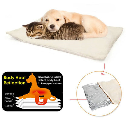 Self-Heating Pet Pad Warming Mat for Cats Dogs