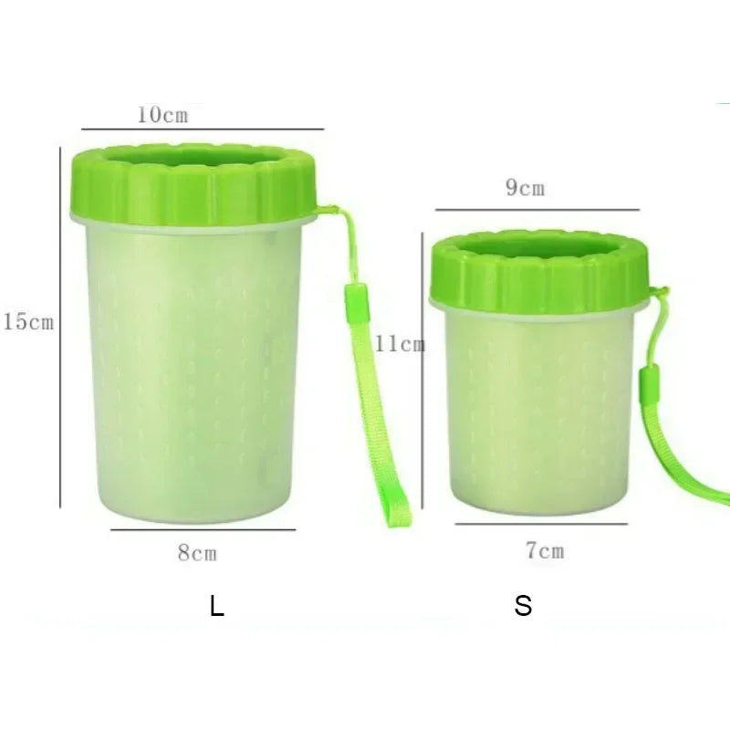 Portable Dog Paw Cleaner Cup Automatic Pet Foot Washer