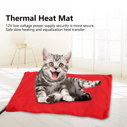 12V Waterproof Pet Heating Pad Chew Resistant Heat Mat