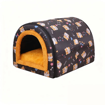 Soft Cozy Pet Dog House Bed for Small Dogs