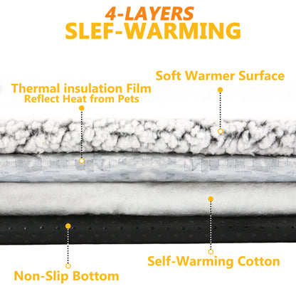 Self Heating Pet Pad Thermal Reflective Dog Cat Mat