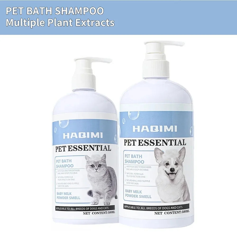 500ml Pet Bath Shampoo for Dogs and Cats