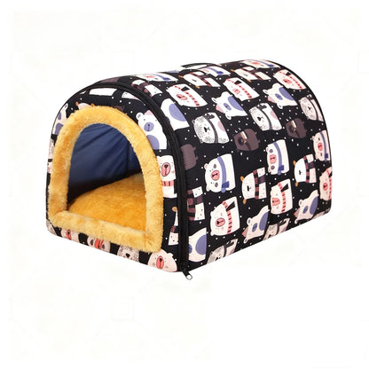 Soft Cozy Pet Dog House Bed for Small Dogs