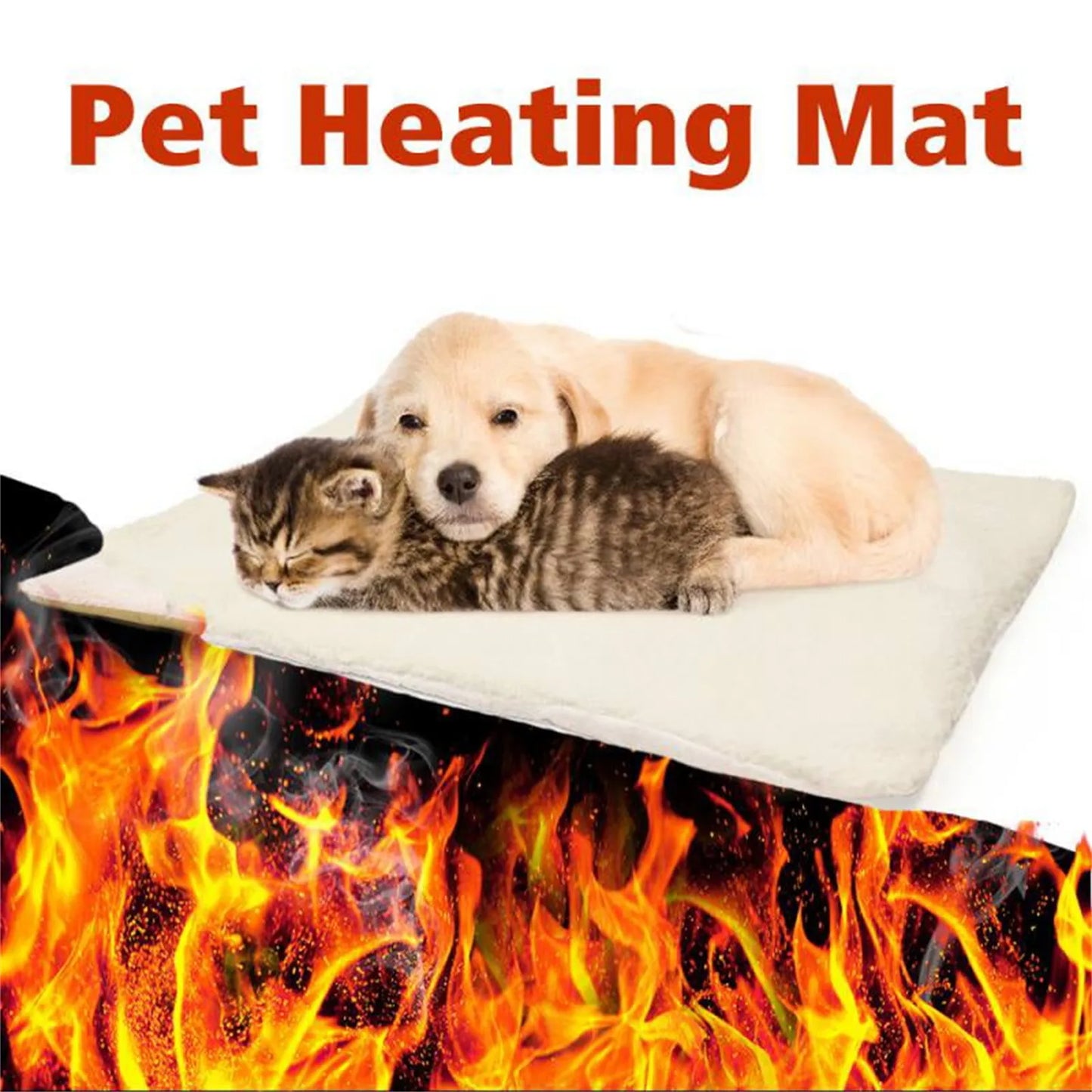 Self-Heating Pet Pad Warming Mat for Cats Dogs