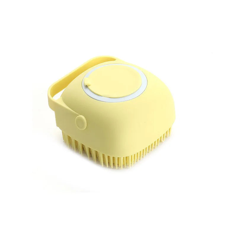 Soft Silicone Pet Bathing Brush for Dog and Cat Grooming