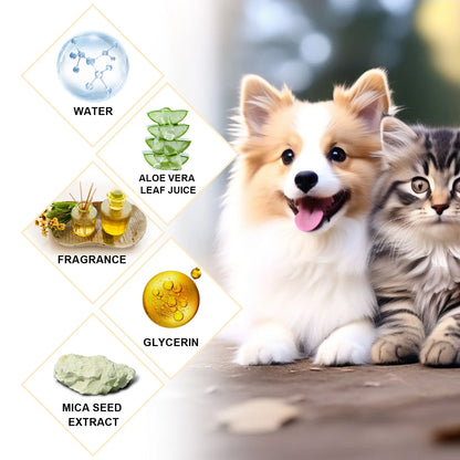 Anti Flea Dog Shampoo for Itching, Odor and Mite Removal