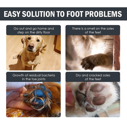 Pet Paw Foam Cleaner No-Rinse Shampoo with Brush