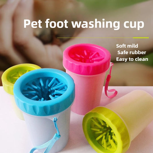 Portable Dog Paw Cleaner Cup Automatic Pet Foot Washer