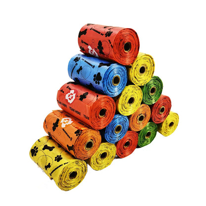 Biodegradable Dog and Cat Poop Bags with Dispenser