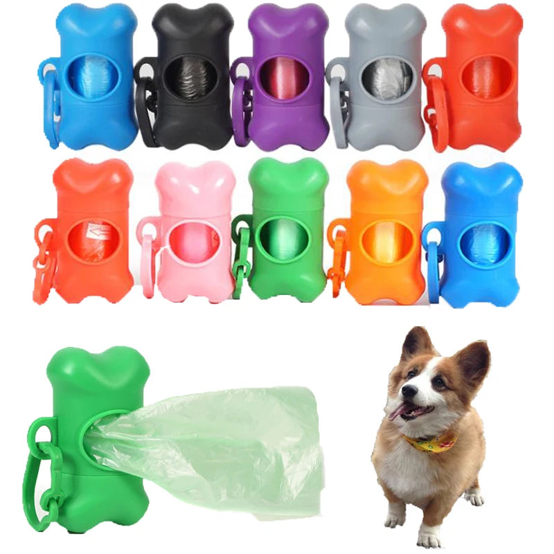 Pet Waste Bag Dispenser with 10 Dog Poop Rolls